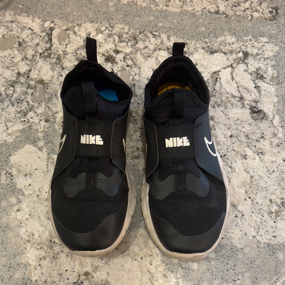 Nike Kids Black and White Slip-On Sneakers